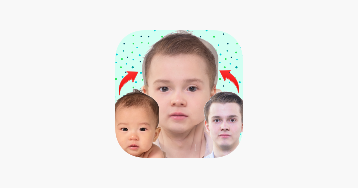 App Store에서 제공하는 顔合成 二人の顔写真からモーフィング動画を作成