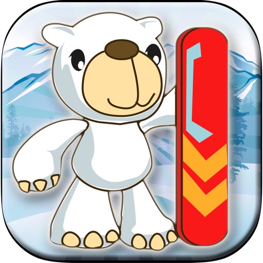 Polar Bear Snowboarding Champions: Crazy Winter Racer Icon