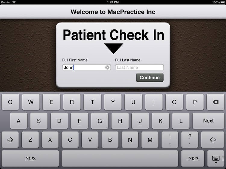 MacPractice Patient Check In 4.4