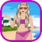 Beach Girl Dress Up Game