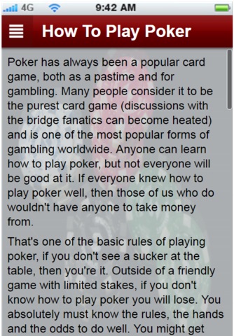 How To Play Poker +: Learn How to Play Poker the Easy Way screenshot 4