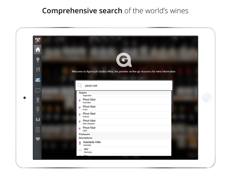 Approach Guides Wine for iPad (Wine Guide)