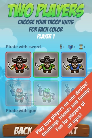 War Games: Pirates Versus Ninjas - A 2 player and Multiplayer Combat Game Deluxe screenshot 3