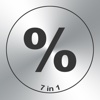 Percentages - 7 in 1 Easy Percentage Calculators