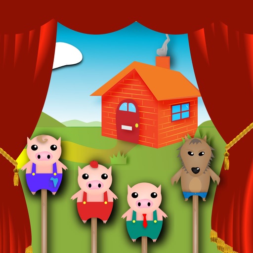 Three Little Pigs Puppet Theatre for Kids iOS App