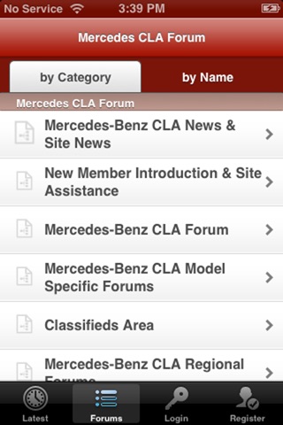 Mercedes CLA Forums screenshot 2