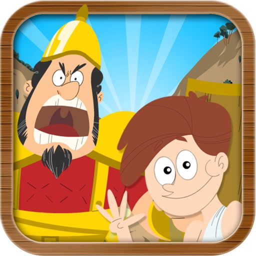 David & Goliath Bible Story with Built-in Games - Fun and Interactive in HD on the App Store on iTunes Icon
