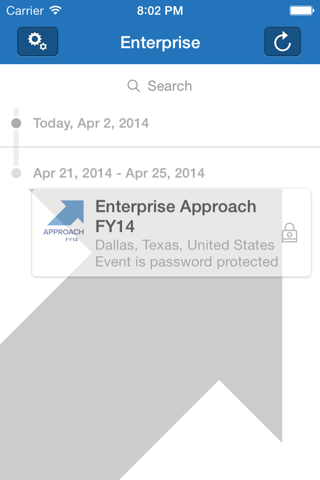Enterprise Events screenshot 2