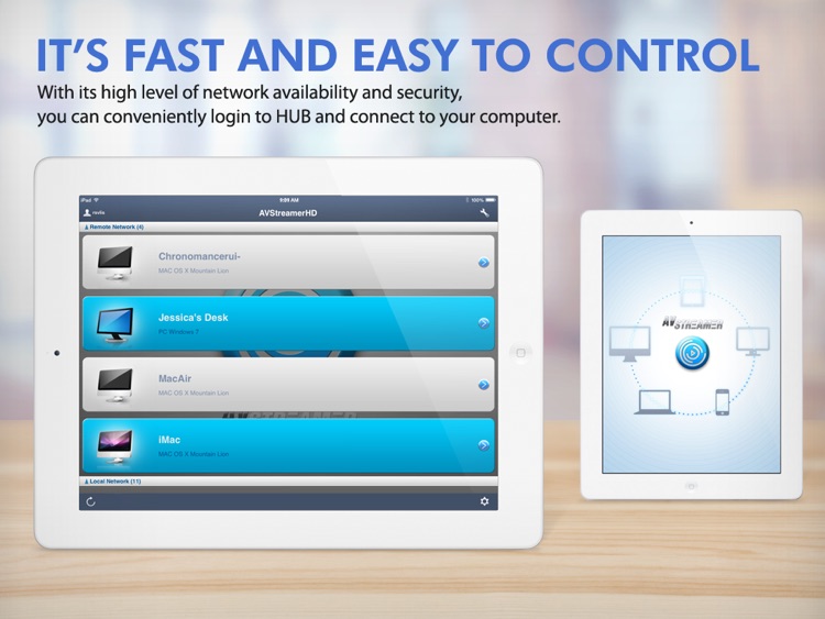AVStreamerHD - Remote Desktop + Movie/TV/Webcam Streaming