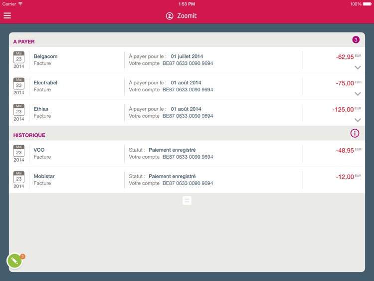Belfius Tablet screenshot-4