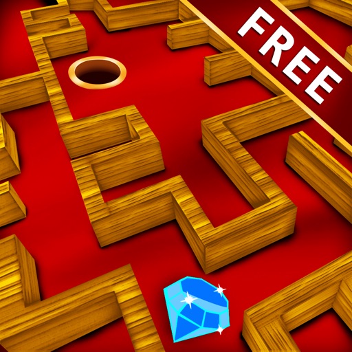 Jewel Precious Wood Labyrinth : The Girl Gemstone Box - Free iOS App