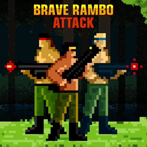 Brave Rambo Attack Free - Fighting the Evil Enemy in Dark Forest icon