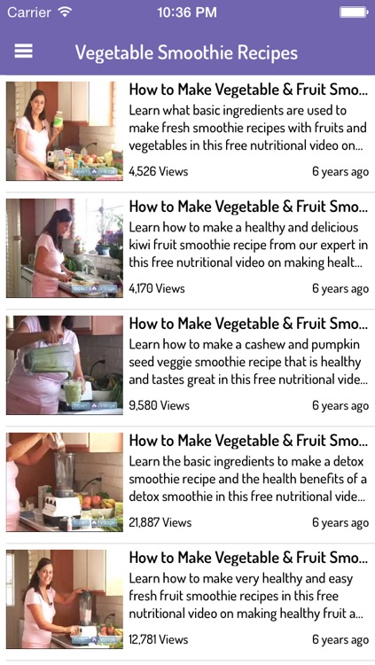 Smoothie Recipes Video Guide: Ultimate Videos of Healthy Smoothie Recipes