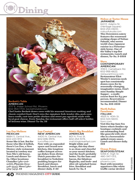 Phoenix Magazine 2014 City Guide