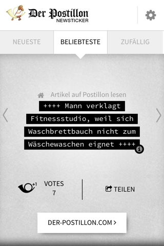 Postillon Newsticker screenshot 3