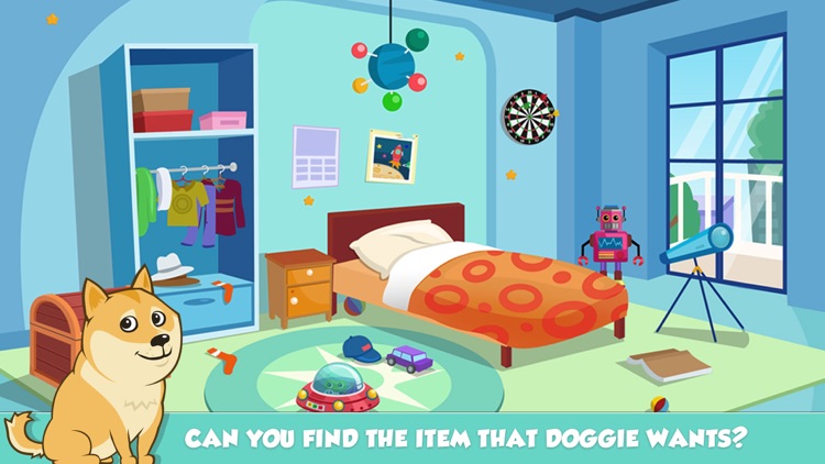 Happy Doggie - Find the Dog's Hidden Objects