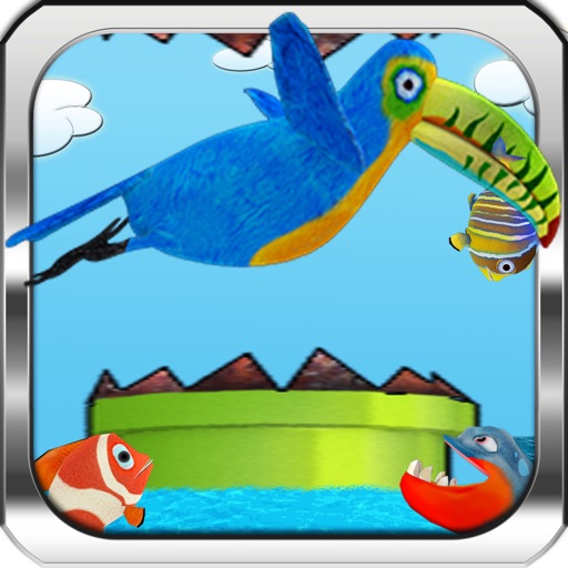 Happy Toucan Infinite Runner Pro Hunter – Real Fishing and Flying Flappy Adventure of a Tiny Bird, Clumsy Bird Through the Pipes For Kids Icon