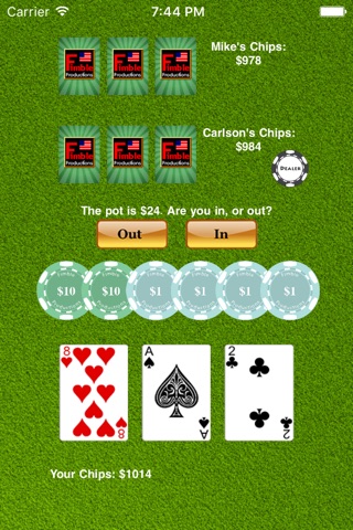 Fimble Cincinnati Poker screenshot 2