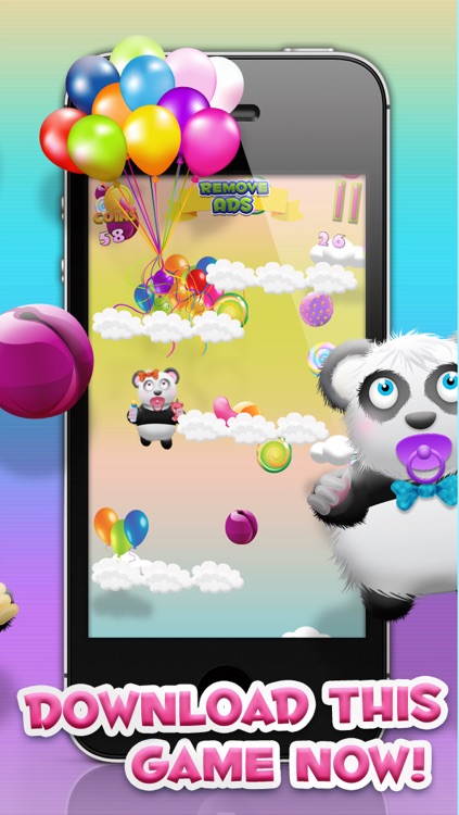 Baby Panda Bears Candy Rain HD -  Fun Cloud Jumping Edition FREE Game!