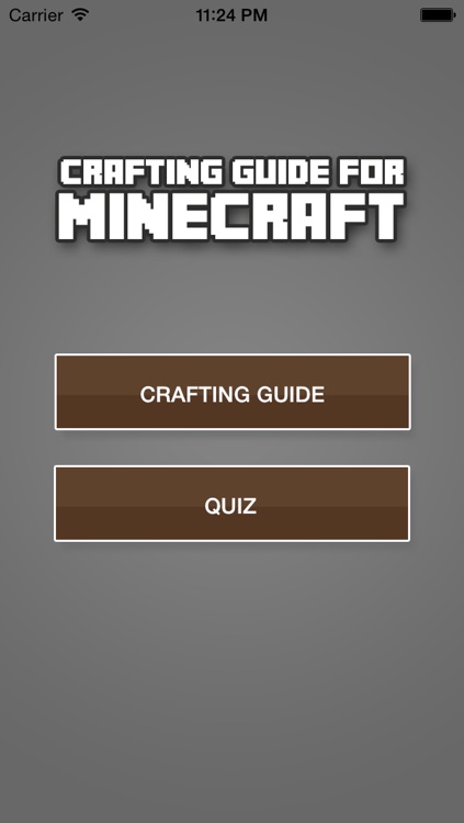 Crafting Guide For Minecraft