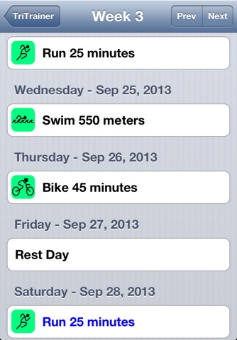 Triathlon Trainer screenshot 4