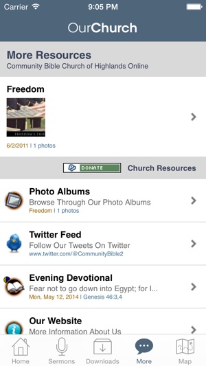 Community Bible Church of Highlands(圖4)-速報App