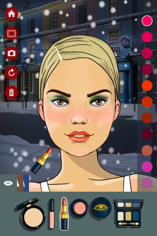 Christmas Walks! Dress Up, Make Up and Hair Styling game for girls screenshot 2