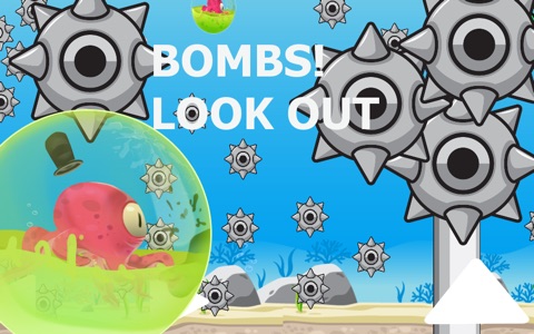 A Octo-Bubble Bounce - Endless Running Flappy Fish Style Game For Boys And Girls screenshot 2