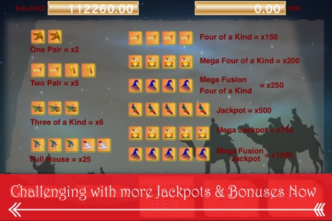 @Night Trail to Pharaoh - the time to spin Egyptian’s Way of Slots Machine PRO screenshot 3
