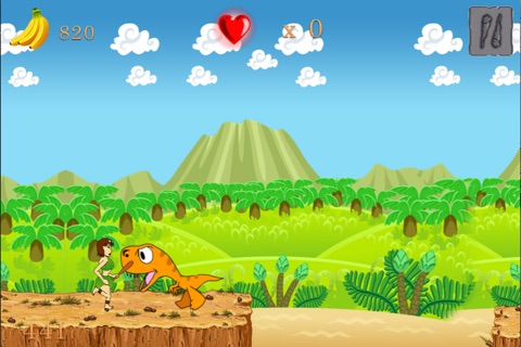Brave Caveman Warriors vs Angy Dinosaur  Hunter Timber Park Adventure Challenge screenshot 4