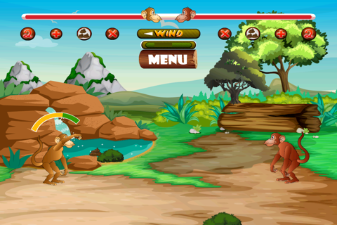 Angry Monkey Mud Toss Fight screenshot 4