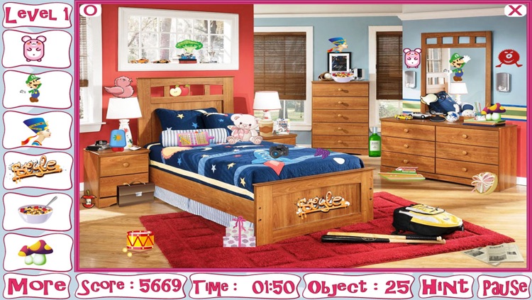 Hidden Object Game Kids Room