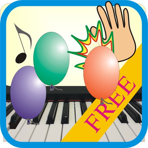 Balloon piano for kids Icon