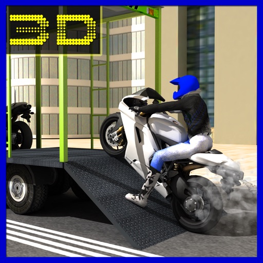 Transport Truck Driver Motorcycle Cargo Simulator 3D icon