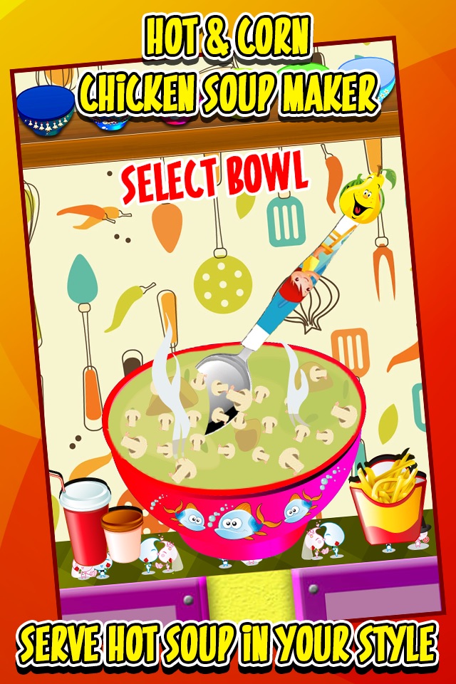 Hot & Corn, Chicken Soup Maker - Free Kids, Food Cooking Games screenshot 3