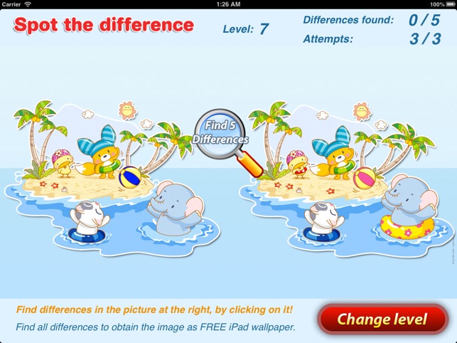 Cute Spot the Difference Game(圖4)-速報App