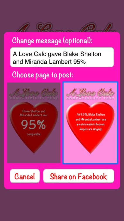 A Love Calc: Compatibility Test Calculator screenshot-3