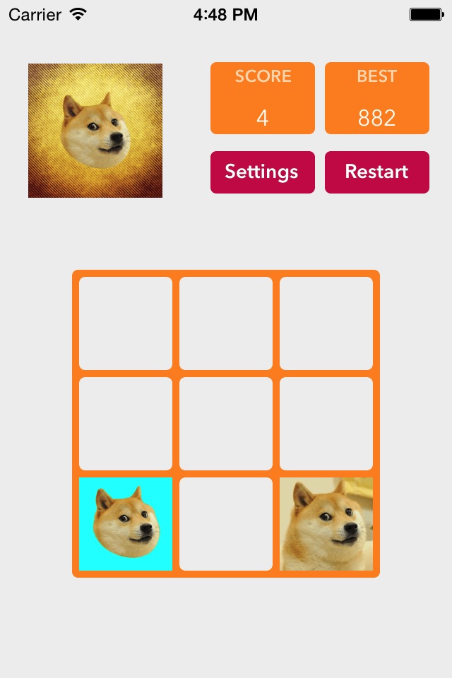 Super Swip and Slide 2048 Tiles Number Game for Doge Version screenshot 3
