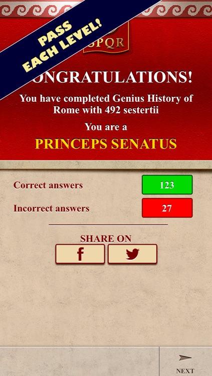 Genius Quiz History of Ancient Rome Full screenshot-4