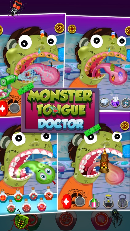 Monster Tongue Doctor Cleaner, Dentist Fun Pack Game For kids, Family, Boy And Girls screenshot-4