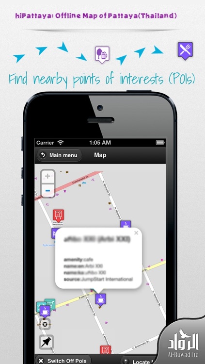 hiPattaya: Offline Map of Pattaya(Thailand)