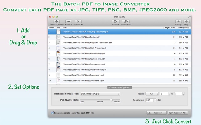 batch convert images to pdf mac