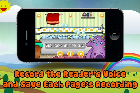 Super Reader's Little Monster Adventures - A Dolch Sight Words Based Story Book App That Will Help Your Child Get Hooked on Reading! screenshot 3