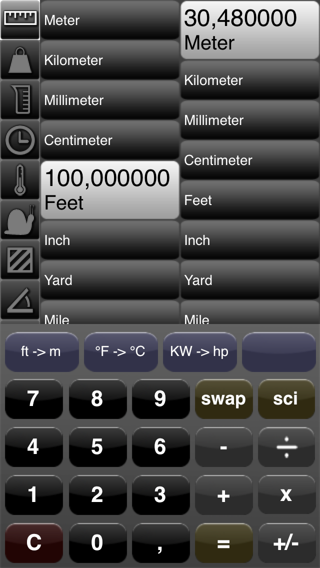 Unit Conversion - Converter and Calculator Screenshot 1