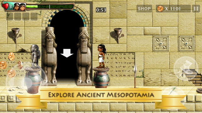 Babylonian Twins (Freemium) Puzzle Platformer Screenshot