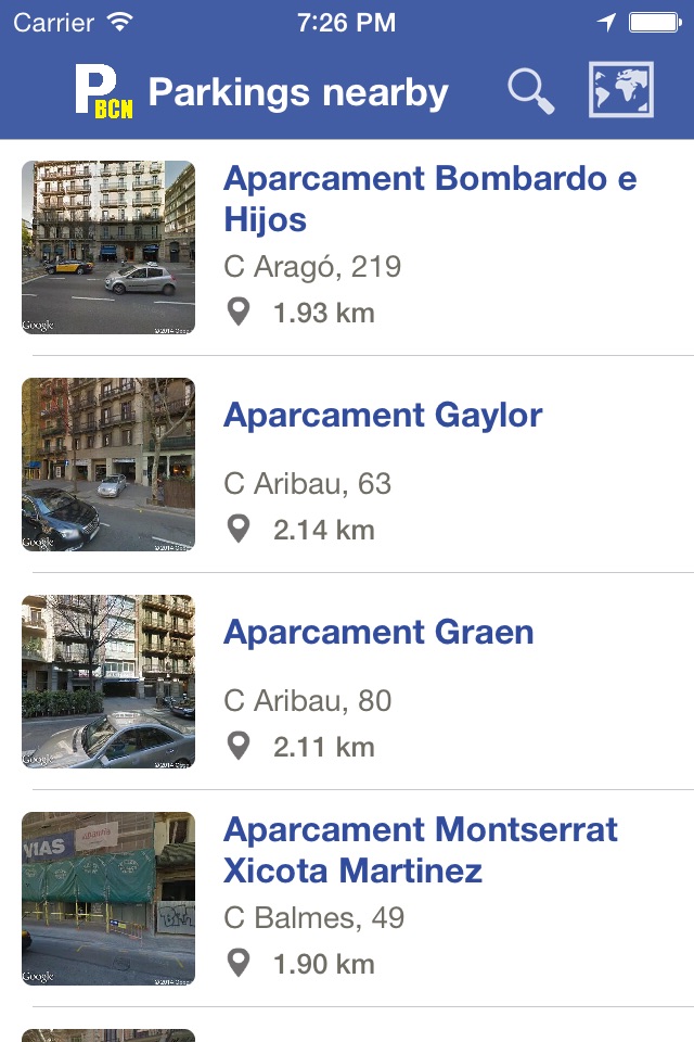 ParkingBCN screenshot 2