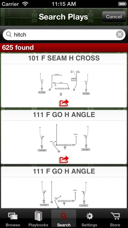 FirstDown PlayBook™ Dropback screenshot-3