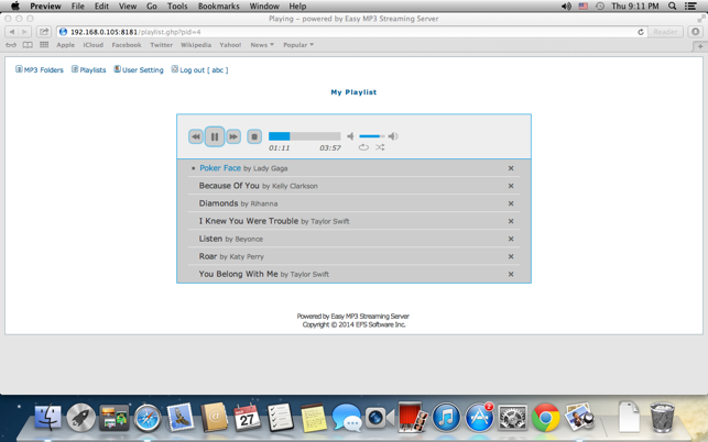 Easy MP3 Streaming Server