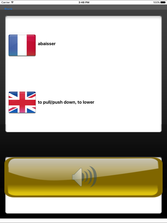 Audio French-English Dictionary
