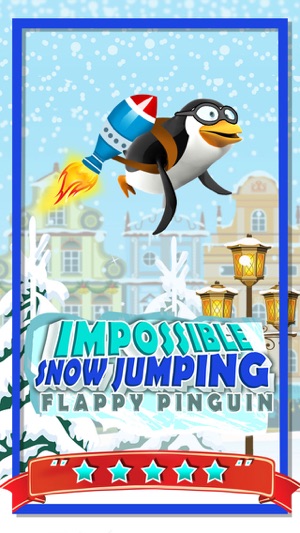 Impossible Rocket Penguin Snow Jumping F